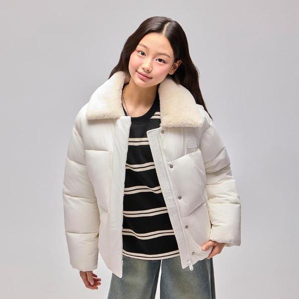 행텐틴즈 동백01 여아 카라 퍼 데코 점퍼-화이트 14540-110-807-69-003 (S42507719)