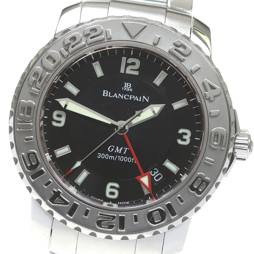ブランパン Blancpain 2250-1130-71 トリロジー GMT デイト 自動巻き メンズ _839671【中古】