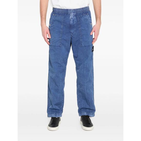 STONE ISLAND Men Straight Pants 143100001 S0J19 V0021 BLUE