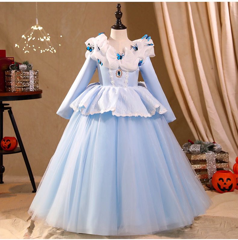 【全店任意2枚購入で100円OFF】 キッズドレス 子供用 コスチューム プリンセスドレス キッズ ワンピース 子供服 衣装 コスプレ プリンセス ドレス ハロウィン ワンピース こども 仮装 なりき