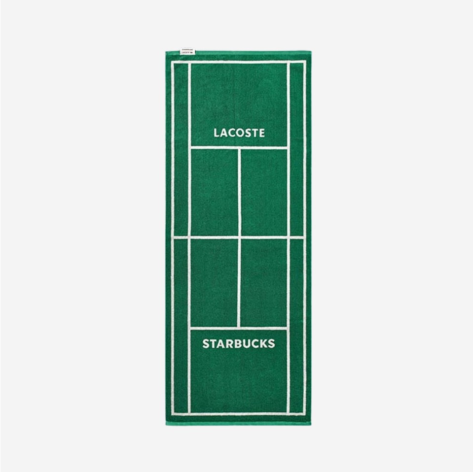 【STARBUCKS】 Starbucks x Lacoste Trent Towel : Green