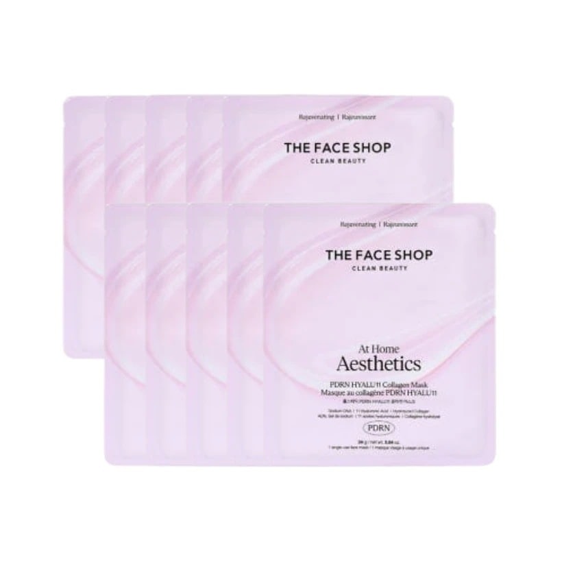 [25SS/New]ホームステック PDRN ヒアル11 コラーゲンマスク 10枚 #1枚 24g