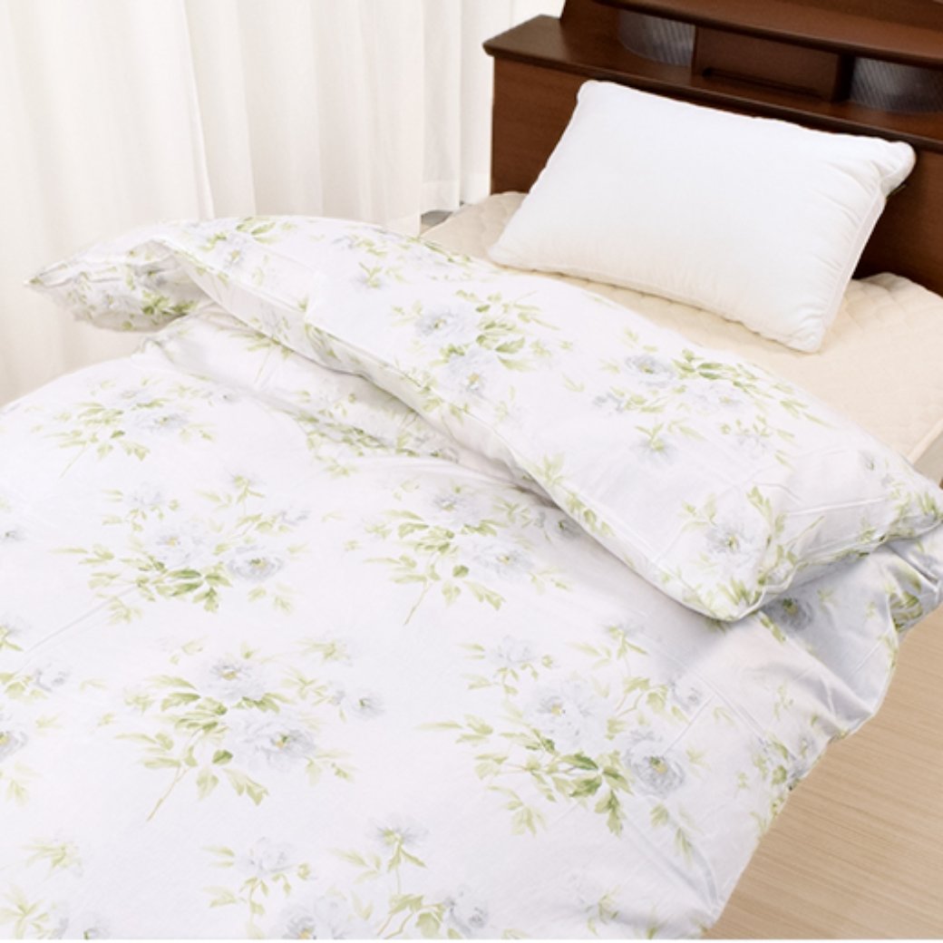 掛け布団カバー 綿100% 日本製 サンダーソン シングルロング 150×210cm 花柄 ふとんカバー おしゃれ エレガント 国産 5,949円