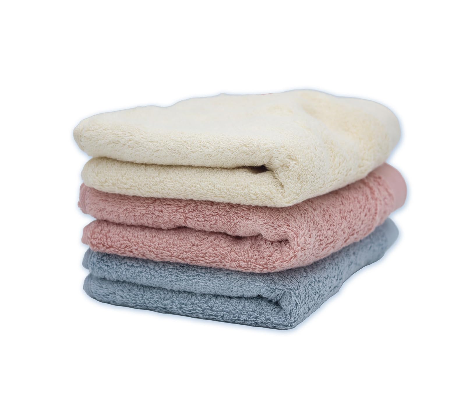 野村作【今治タオル認定 フェイスタオル】厚手 世界最高峰 ピマコットン使用 究極の糸「さらしな」 お肌つるん摩擦レス 吸水速度5倍吸水性4倍生地の強度2倍 肌に優しくホッとするタオル 3枚 ブル