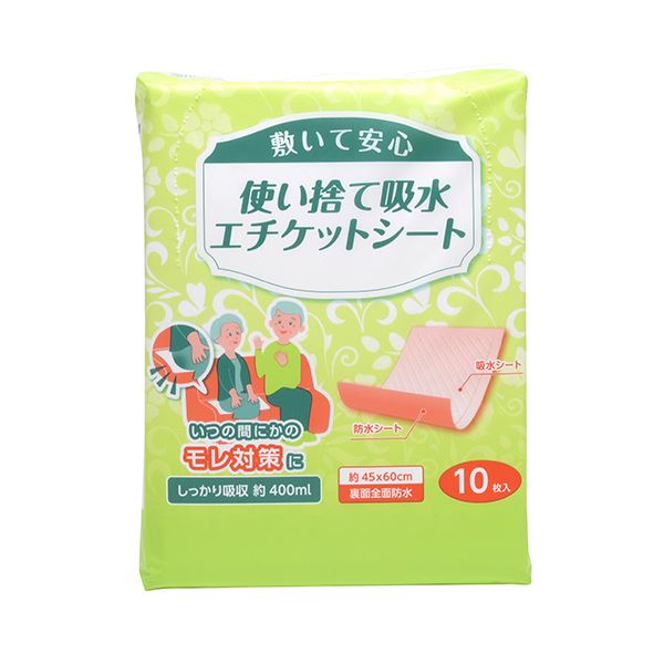 （まとめ）ストリックスデザイン使い捨て吸水エチケットシート SK-001 1パック（10枚）10セット