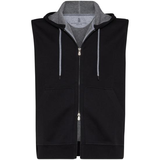 BRUNELLO CUCINELLI Men Sweatshirts MM8319079G C101 BLACK
