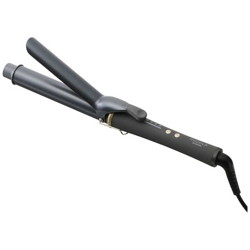 アイリスオーヤマ　IRIS OHYAMA　カールアイロン micola ミコラ 32mm 90℃～180℃ 海外対応 交流(コード)式 ダークグレー　HIR-MC202-H
