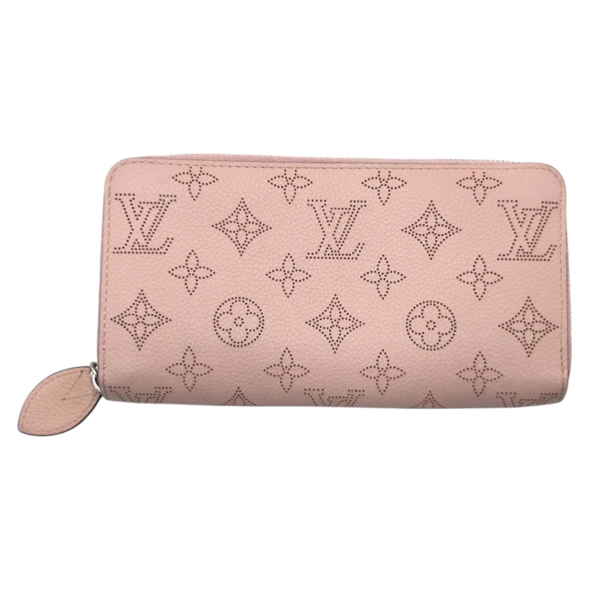 美品 モノグラム マヒナ ジッピーウォレット ピンク マグノリア レザー M61868 長財布 ロングウォレット レディース 502275