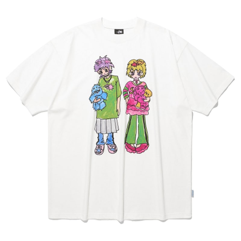 [X SOULPUSSSYCAT]ゴーストソウルガール ビッグ ビッグ Tシャツ_ホワイト(NG2EMUT500C)