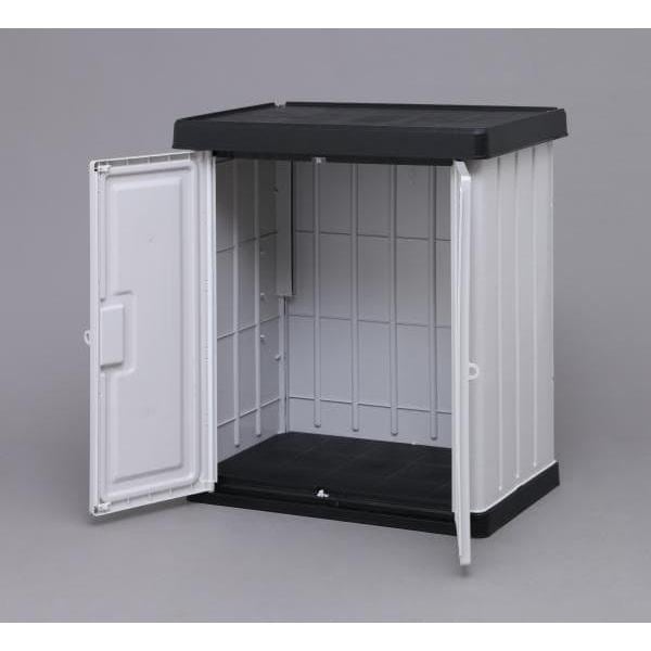 アイリスオーヤマ ホームロッカー HL850EK ブラック／グレー 物置 屋外 小型 おしゃれ 倉庫 DIY 倉庫 ベランダ 安い ホームロッカー アイリスオーヤマ