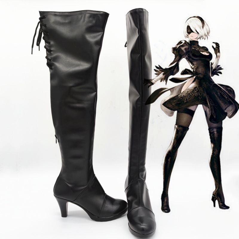 NieR Automata　ニーア オートマタ　2B　ヨルハ二号B型　コスプレ　靴　ブーツ