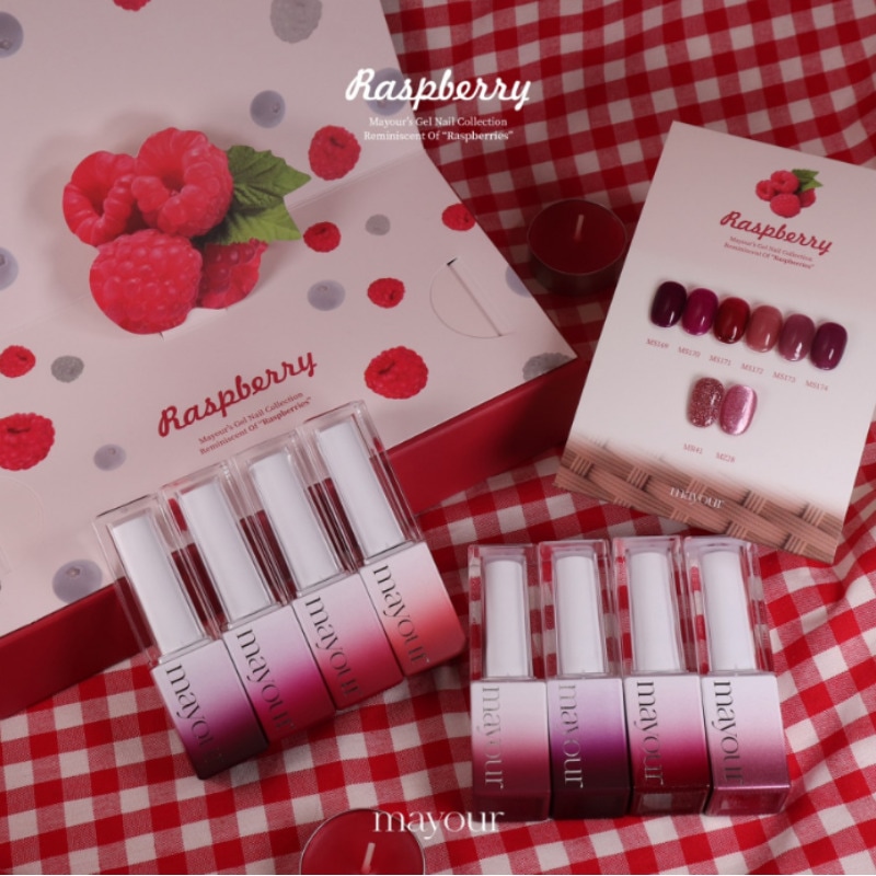 mayour / Raspberry Syrup Magnetic Gel 8set