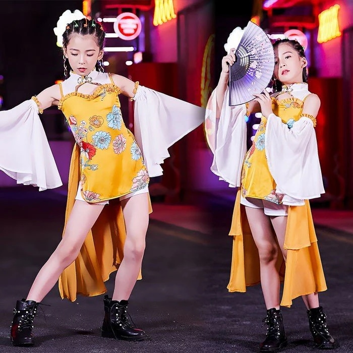 ダンス 衣装 ヒップホップ キッズ HIPHOP ガールズ セットアップ オシャレ jazz 競技 キッズダンス衣装 女の子 子供用 ジャッズ 舞台