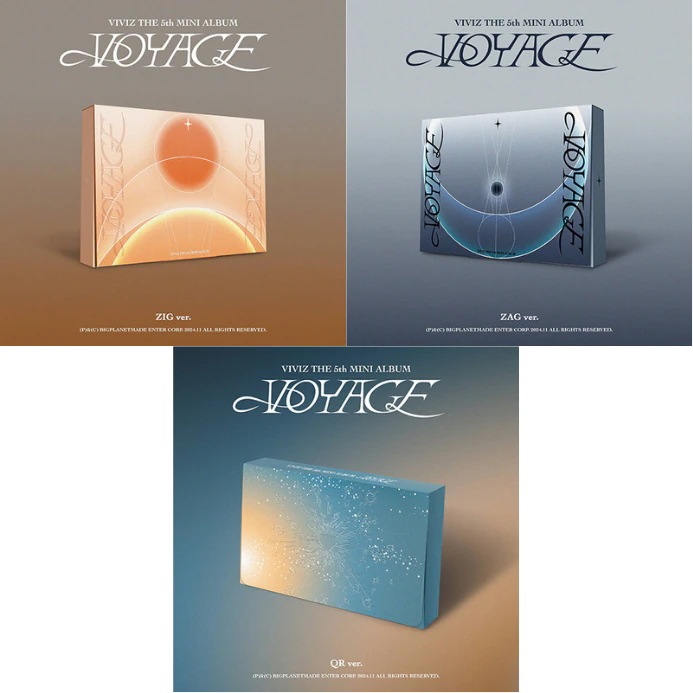 [MEGA][3種セット] VIVIZ - The 5th Mini Album [VOYAGE] (Photobook ver.2種+QR ver.) 韓国チャート反映