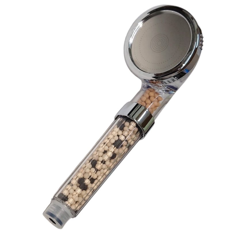 ラドンプラチナシャワーヘッド 塩素 除去 節水 ラドン プラチナ シャワーヘッド セラミックス 肌に優しい 髪に優しい 残留塩素 活性酸素 遠赤外線 ケイ素 プラチナセラミックス ラドンセラミックス 5,060円