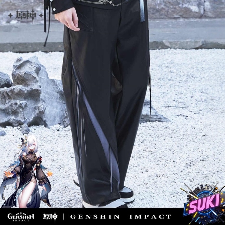 「ワイドパンツ」【プロ品質を極める!】原神 グッズ / 申鶴 インプレッションシリーズ / Genshin Impact Shenhe 申鹤 げんしん コスプレ