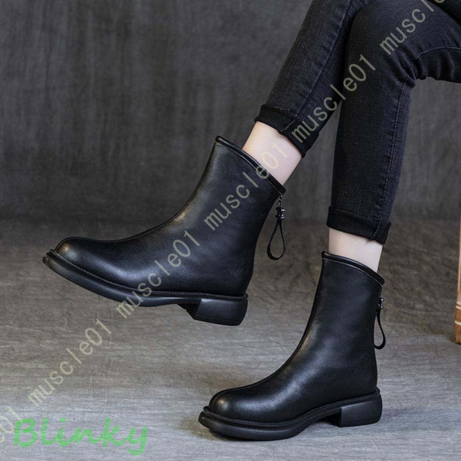 高品質なハロウィン商品 ショートブーツ 厚底ブーツ レディース 歩きやすい 厚底 軽量 幅広 ジップ 大きいサイズ 疲れない 痛くならない 通勤 美脚 ハロウィン シンプル 通学 通勤 3日以内に発送