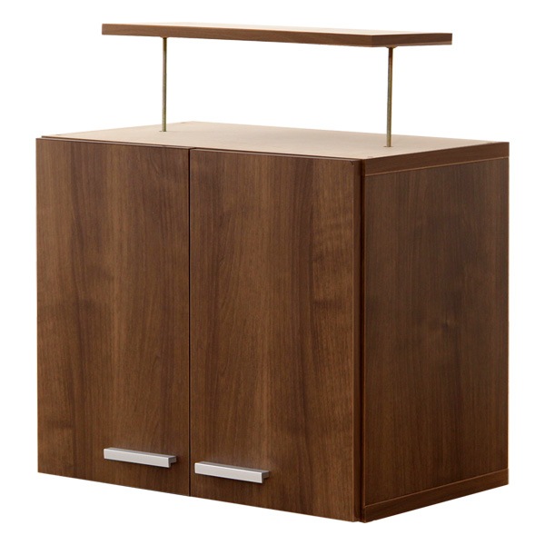 ラック 上置き単品 サイドボード キャビネット 天井突っ張り 扉付き収納ラック 抗菌防臭有害物質分解 幅59cm