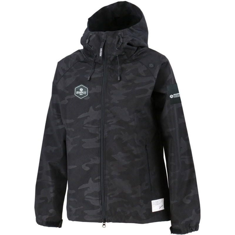 GRANDE.F.P(グランデエフピー) HEXAGON EMBOSSED ACTIVE SHELL HOOD ZIP JK フットサル その他ジャケット (gfph20506-0999)