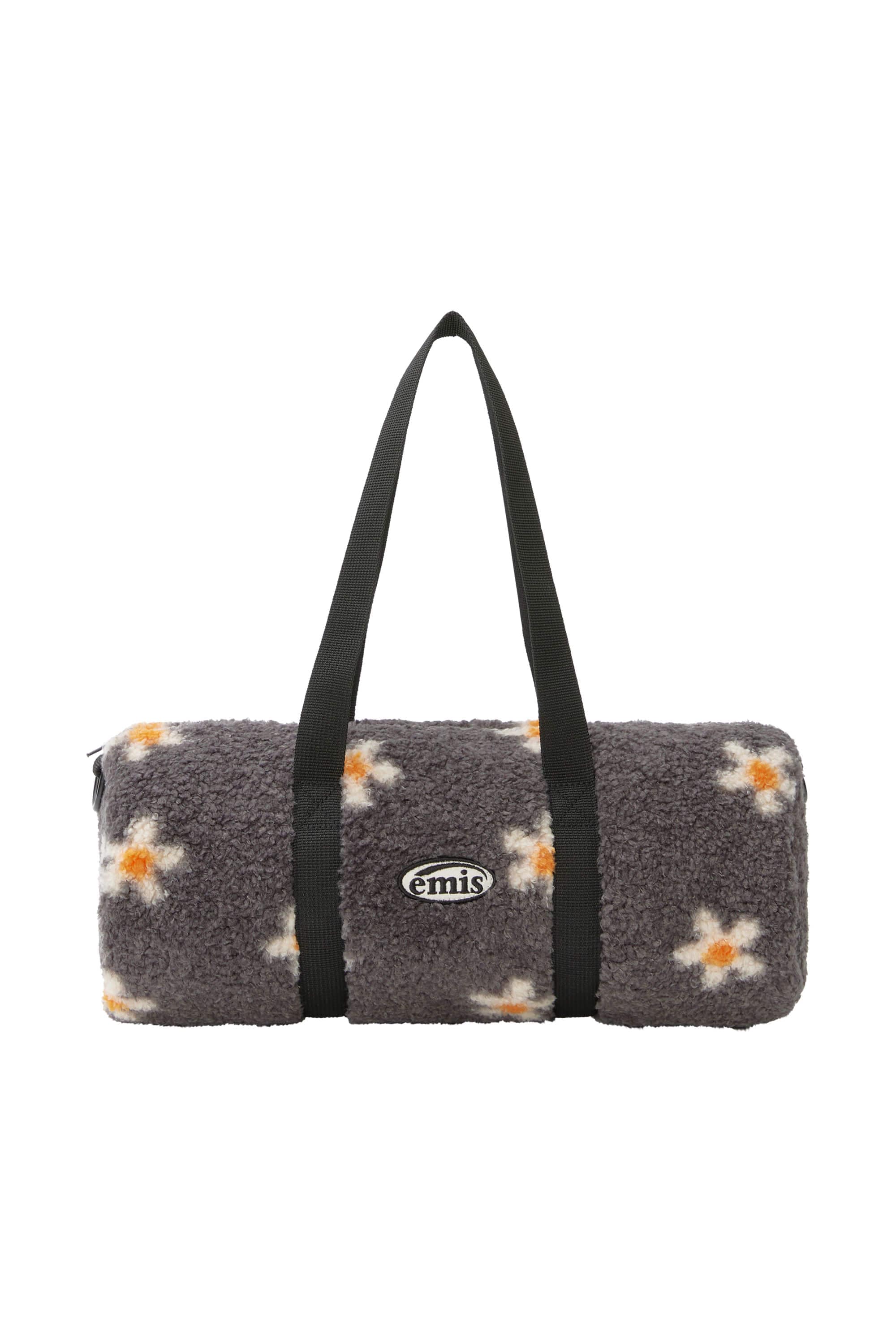 【EMIS】 FLOWER BOUCLE CROSSED BODY BAG : 4COLOR