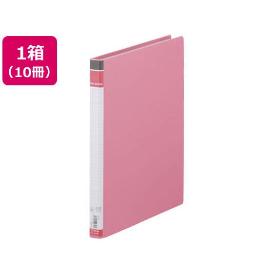 リングバインダーBF A4タテ 30穴 ピンク 10冊 キングジム 667BF-P