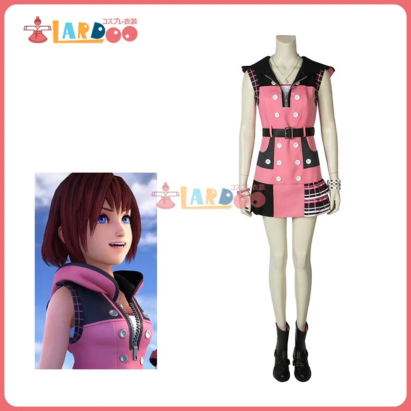 キングダム ハーツIII カイリ-Kairi KINGDOM HEARTS3 Kairi コスチューム ゲーム コスプレ衣装靴317