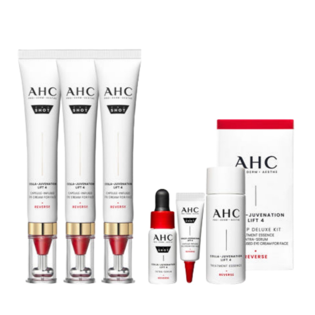 リフティング プロショット T型アイクリーム 30ml×3 デラックスキット付属 フェイス用 コラーゲンカプセル2パーセント 全顔対応 目元ケア対応