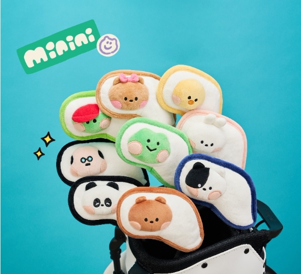 ラインフレンズ ゴルフ ミニアイアンカバー 9EA (49PAS)