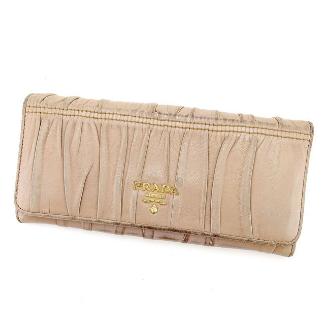 長財布 ベージュ レディース 中古