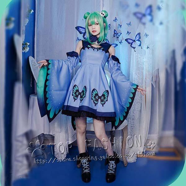 【品質良い 大好評中】実物撮影 バーチャルYouTuber VTuber ホロライブ 潤羽るしあ コスプレ衣装(ウィッグ 靴別売り) コスチューム 変身 仮装 ステージ服 舞台 ハロウィン クリスマス