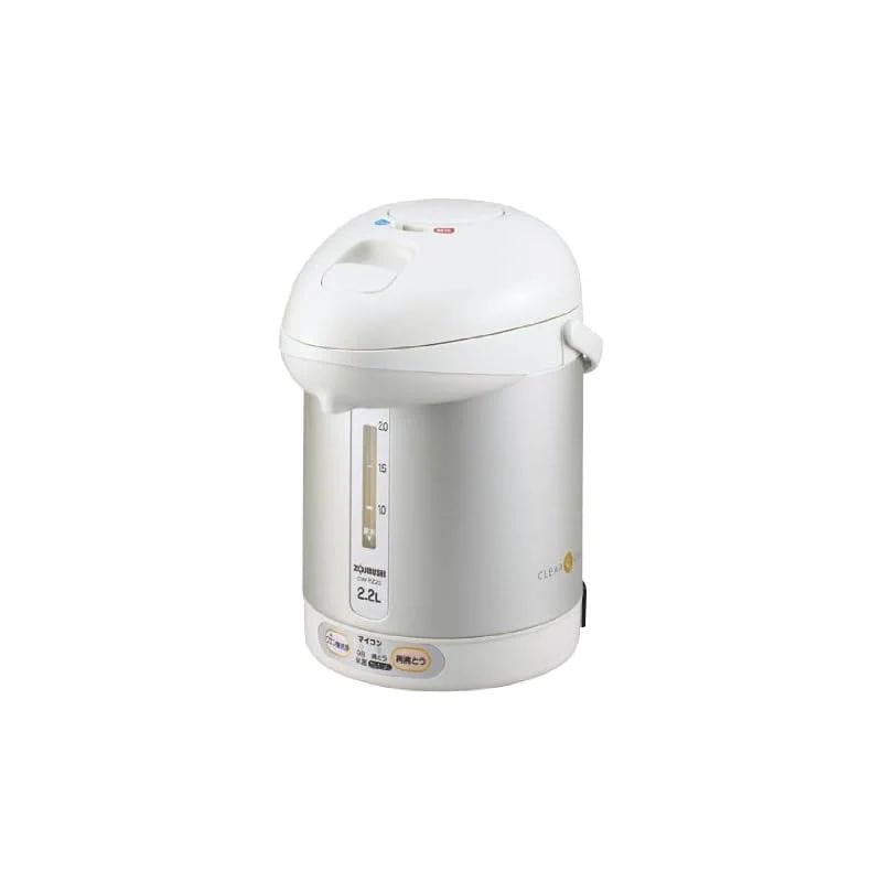 【即納】ZOJIRUSHI マイコン沸とう電気エアーポット 2.2L CW-PZ22-HH クリアグレー