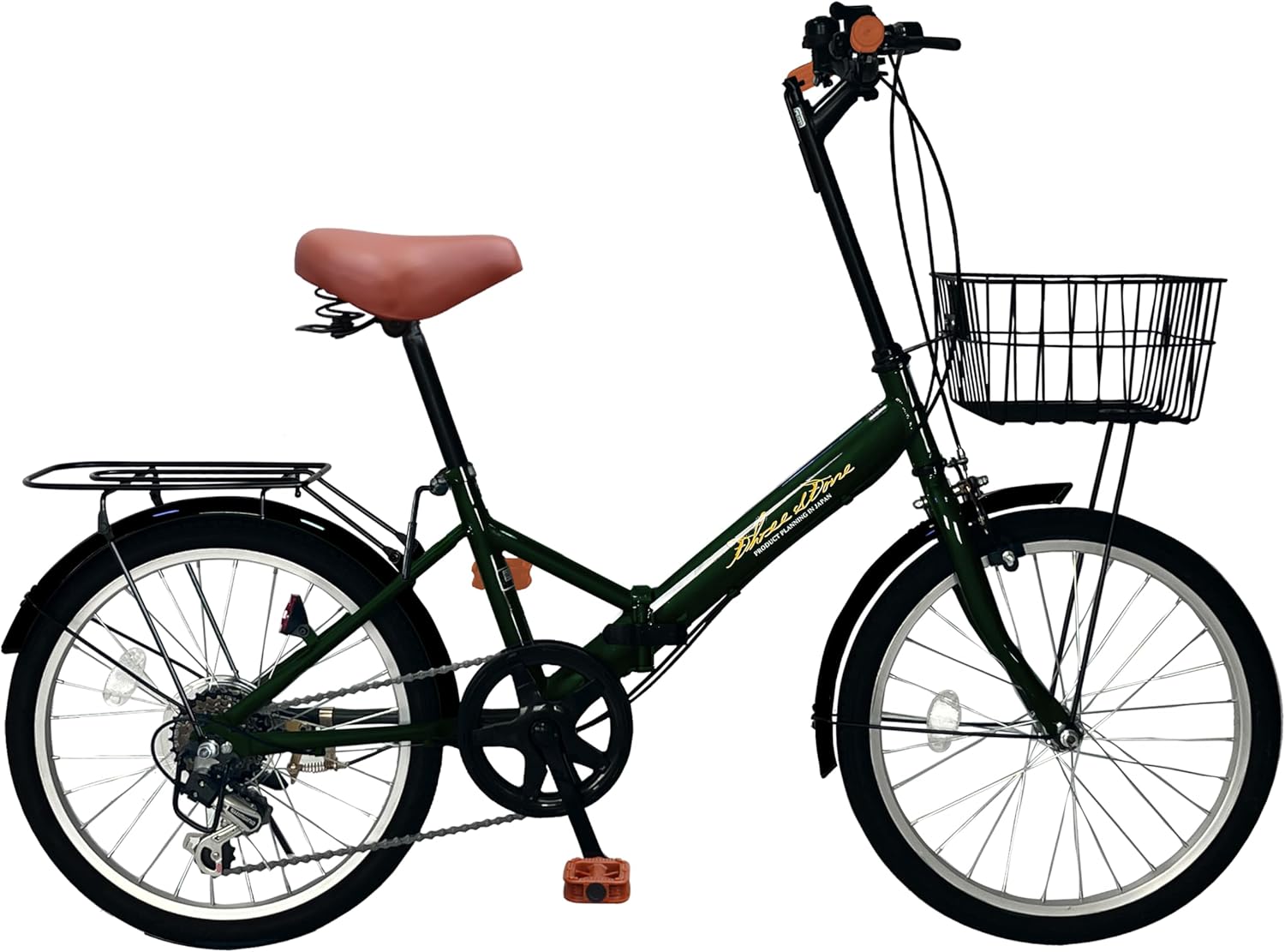 折りたたみ自転車 AJ-08np ノーパンクタイヤ 2025年モデル 20インチ シマノ6段ギア 荷台 カゴ ライト ワイヤーロック錠 通勤 通学 街乗り 防災 防災用品 13,543円