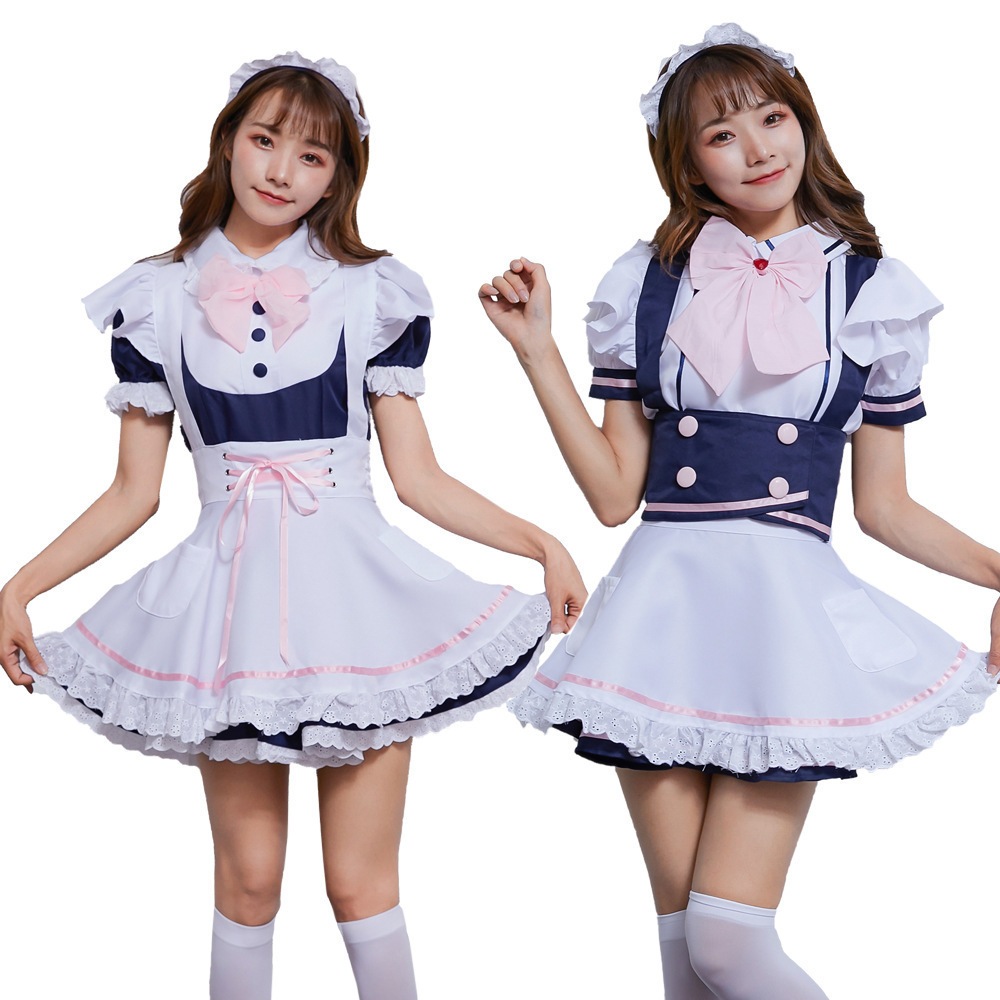 初音ミク コスプレ衣装 ロリータドレス ワンピース メイド服 パフォーマンス衣装