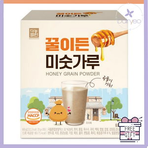 多農園 蜂蜜入り麦こがし 30p,600g,1個 韓国 食品 穀物 車 はったい粉 デザート コーヒーの代わりに 穀物