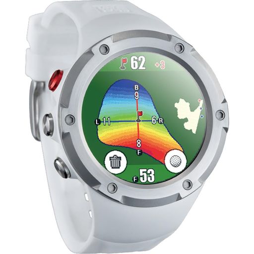 Shot Navi(ショットナビ) Evolve PRO Touch ホワイト 1.4インチ大画面カラー液晶 タッチパネル 最新GPSチップ「M10」 自動飛距離計測 高低差目安距離 日本製(国内IS