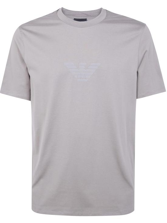 EMPORIO ARMANI Men Tops EM004583 AF13669 M8358 GREY EAGLE LOGO