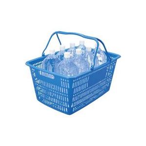 （まとめ）ジョインテックス ショップかご 30L青 B264J-BL(×20セット)