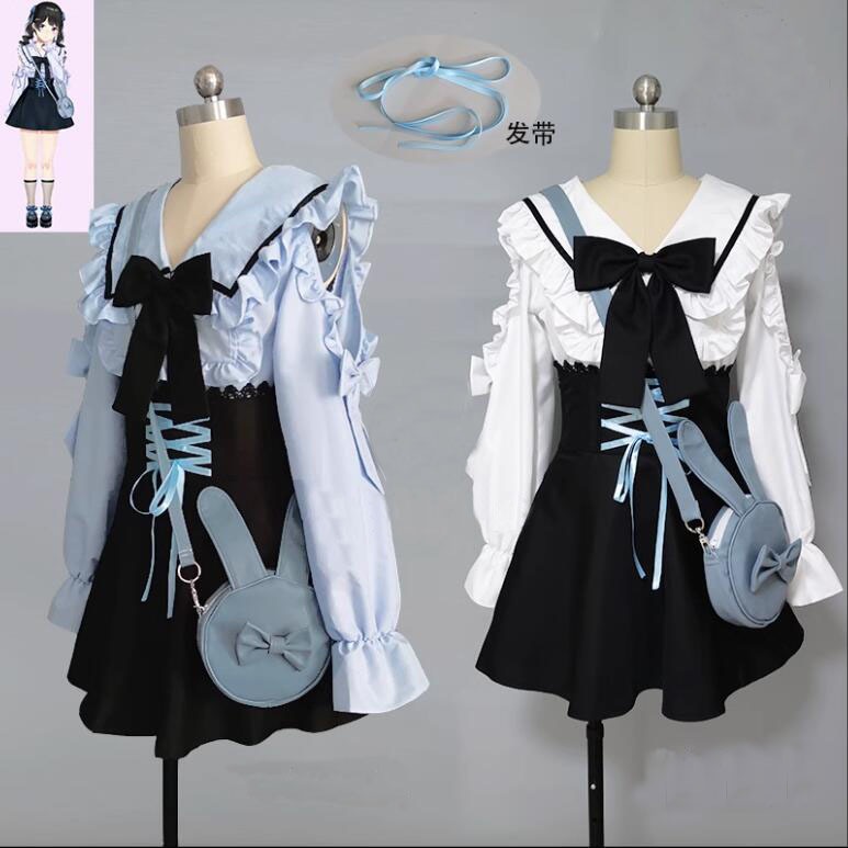 バーチャルYouTuber Vtuber 月ノ美兎 地雷系 コスプレ 衣装 コスチューム  パーティー 変装 仮装 ハロウィン