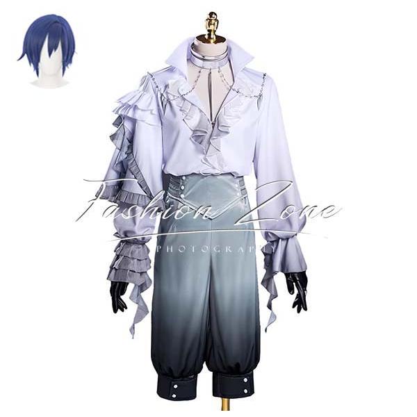 VOCALOID 風 カイト KAITO コスプレ衣装 ウィッグ cosplay ハロウィン 演出服 変装