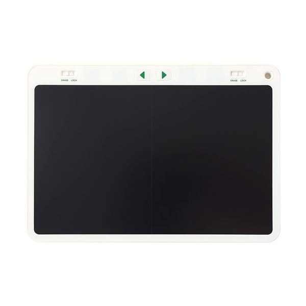 KING JIM キングジム ブギーボード 2分割画面 BB-16 ホワイト KJ-BB-16-WH