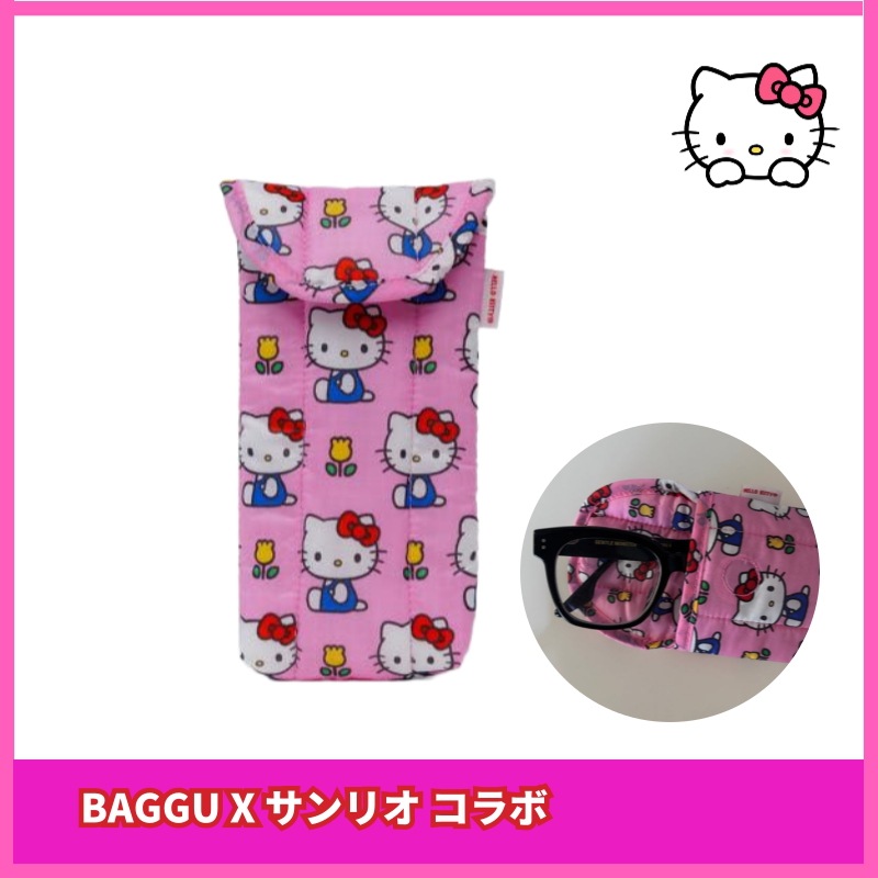 サングラス メガネ ケース かわいい ピンク ポーチ バクーバッグ
