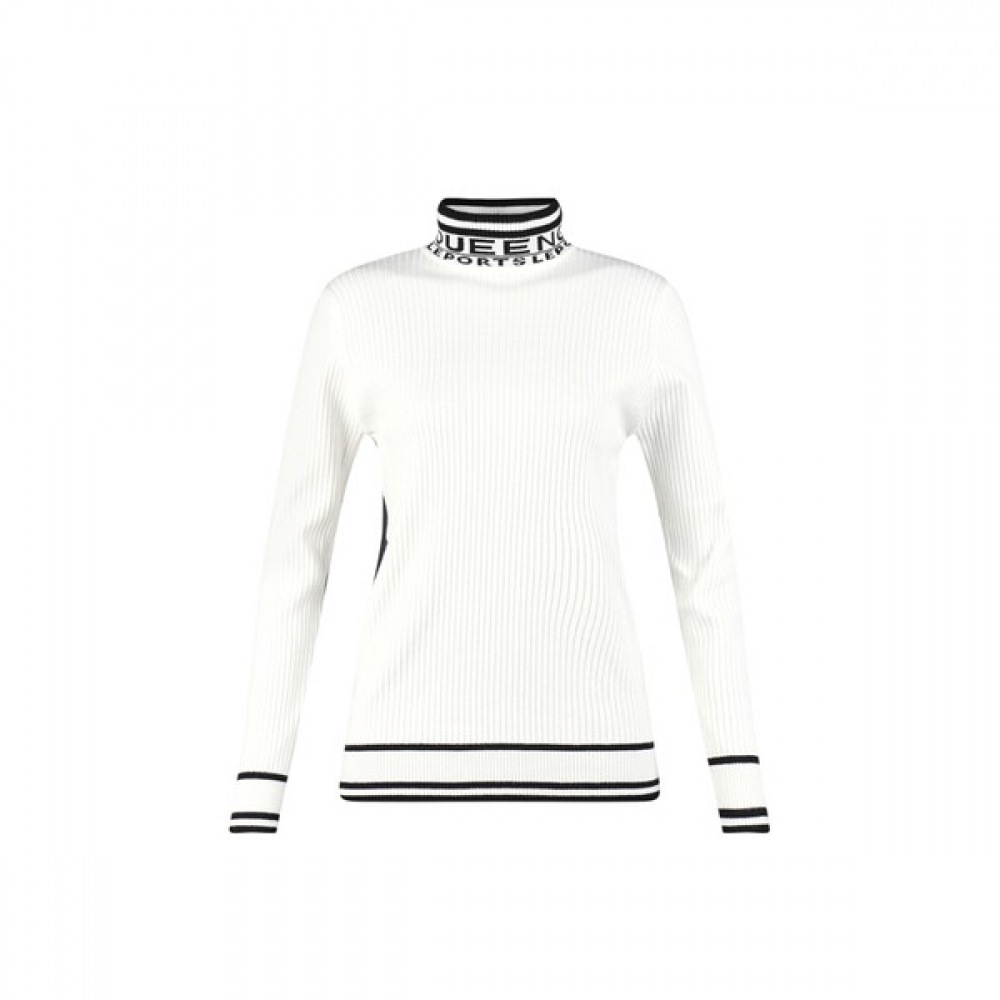 (ラックスゴルフ) ラックスゴルフグリーンクイーン女性用モックネックリブ付き長袖ゴルフニット GQ3A632W 7,397円