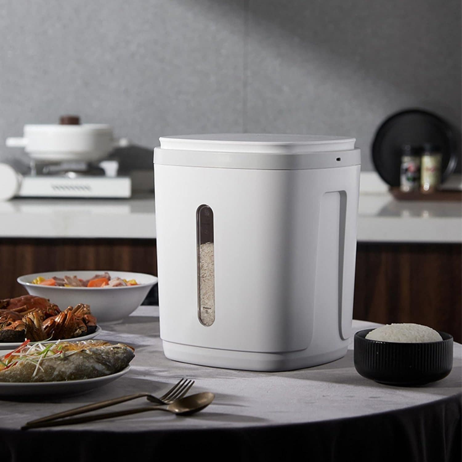 人気がある 人気商品 収納ボ 隙間 ライスボックス 米びつ 食品貯蔵タンク 鮮度キープ 防虫 防湿 透明可視化窓 残量確認可 保存容器 スリム 7kg 米櫃収納ボ 隙間収納ボ 隙間