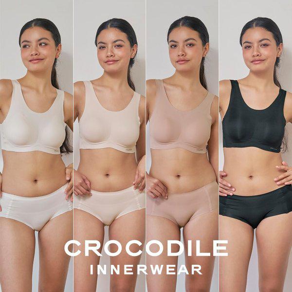 [] ソフトフィット シェルロン Uネック パッド一体型 ブラ+パンティ 8種セット CDW5M01020304_T