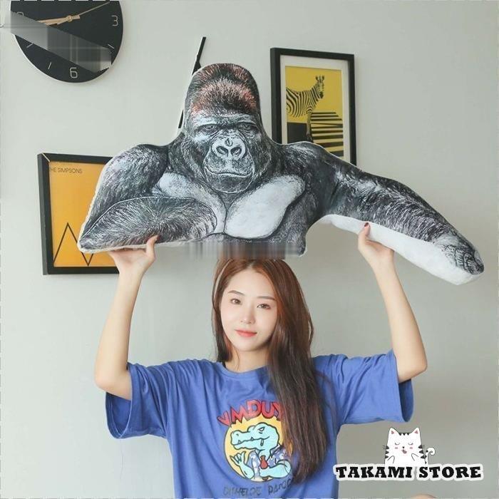 ゴリラ 猿 ぬいぐるみ サル 動物 抱き枕 腕枕 おもちゃ 玩具 かわいい ギフト 子供 誕生日 プレゼント 45*90cm