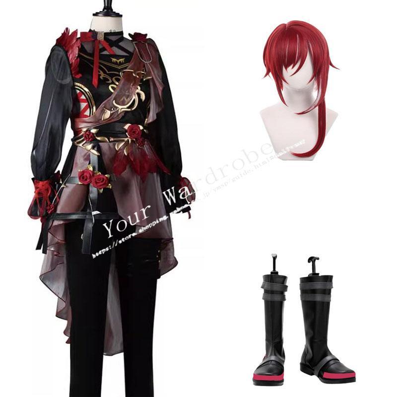 新作 あんさんぶるスターズ! 風 水鏡の中の白黒の舞 さかさき なつめ コスプレ 衣装 クリスマス 文化祭