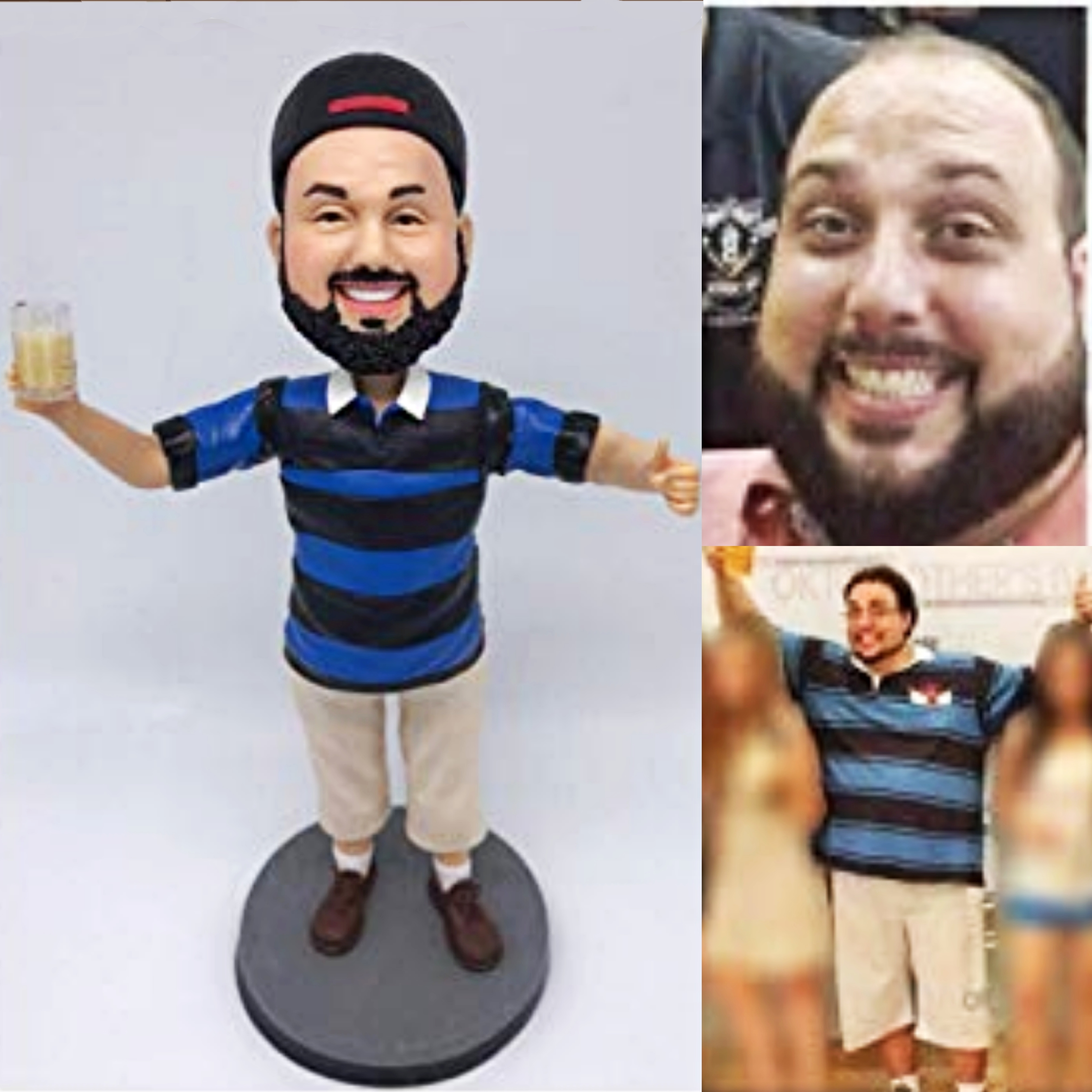 【オーダーメイド】3D肖像画 似顔絵 人形 フィギュア 彼氏 彼女 誕生日 ケーキトッパー 記念日 カップル 友達 プレゼント