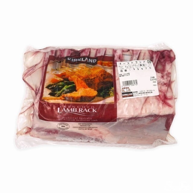 【タイムセール】オーストラリア産チルド ラム フレンチラック キャップオフ 【冷蔵品】 コストコ　【まとめ買い推奨品】