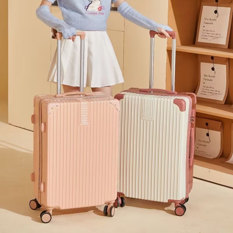 【送料無料】Sサイズ Mサイズ Lサイズトロリースーツケース スーツケース スーツケース ユニバーサルホイール アルミフレーム 女子学生20名 男子学生20名 丈夫で耐久性のあるパスワード 24インチ