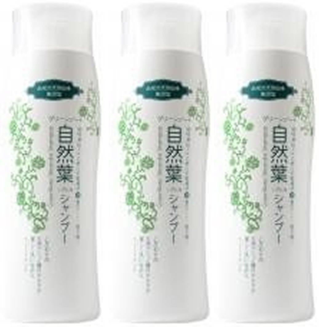 グリーンノート 18種天然アミノ酸　自然葉シャンプー ３００ｍｌ 3本セット